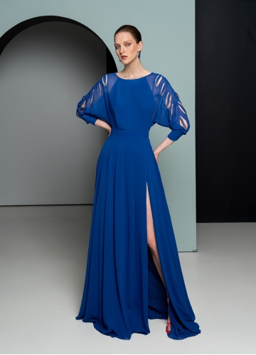 The model of the evening dress  0902-c